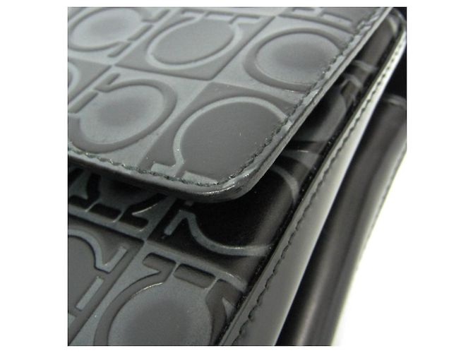 Borsa Gancini di Salvatore Ferragamo Nero - vista 6
