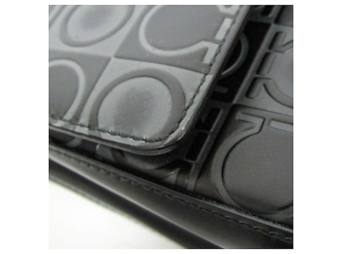 Borsa Gancini di Salvatore Ferragamo Nero - vista 7