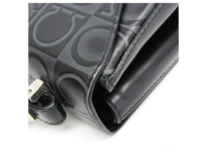 Borsa Gancini di Salvatore Ferragamo Nero - vista 8