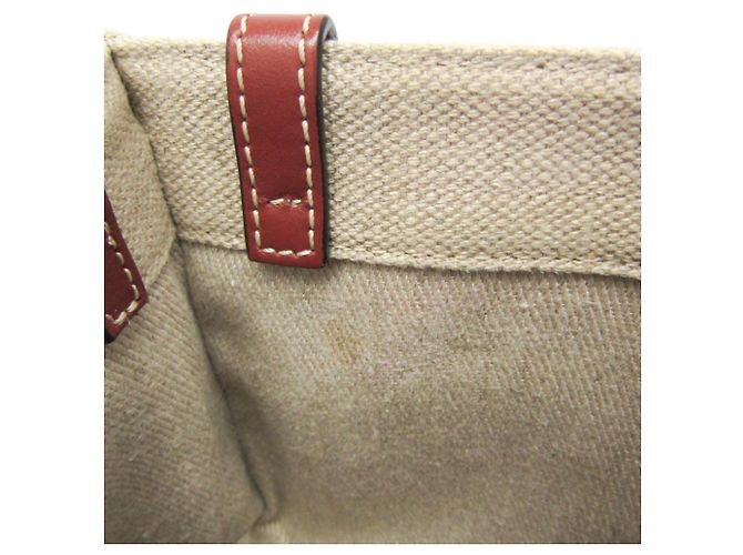 Bolso de Hombro Chloé Woody Mini Beige Claro - vista 11
