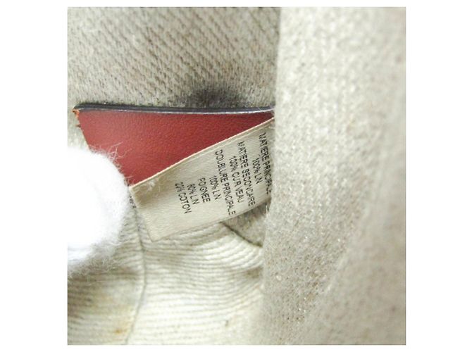 Bolso de Hombro Chloé Woody Mini Beige Claro - vista 14