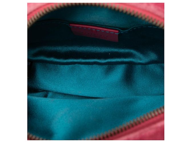 Borsa a tracolla trapuntata Gucci GG Marmont Rosa - vista 4