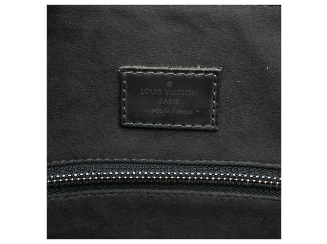 Borsa a tracolla Louis Vuitton Damier Cobalt Greenwich Nero Blu navy - vista 5
