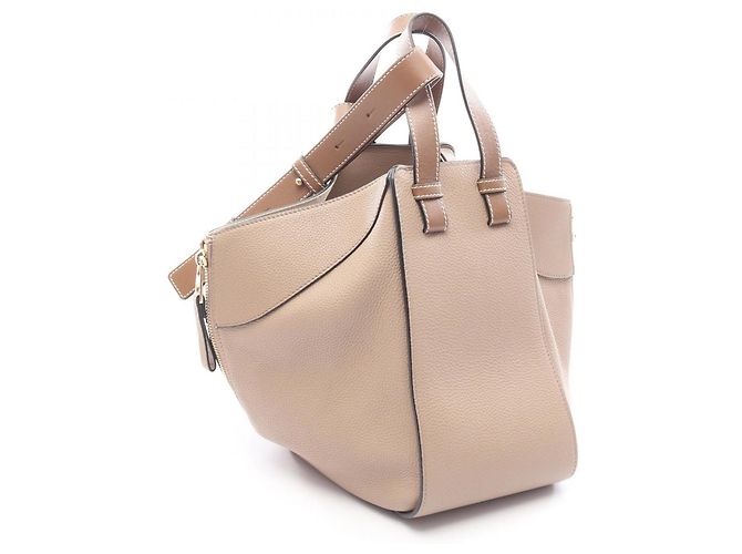 Borsa Hammock Loewe - Piccola Borsa a Mano Marrone Beige - vista 2