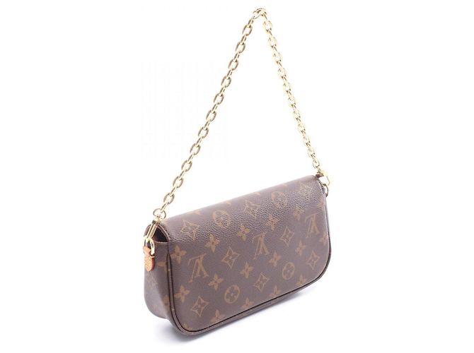 Borsa Louis Vuitton Ivy League Wallet on Chain Marrone - vista 2