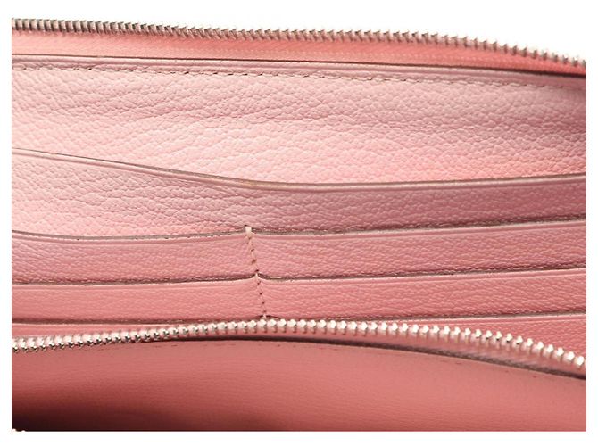 Carteira redonda longa Azap Hermès Rosa - vista 11
