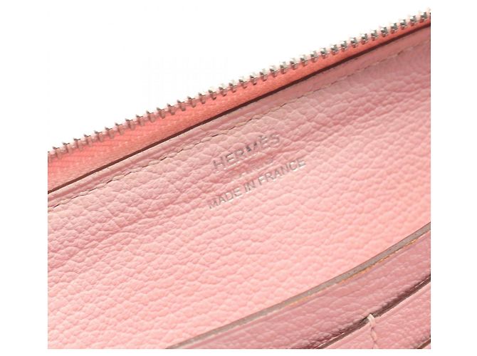 Carteira redonda longa Azap Hermès Rosa - vista 4