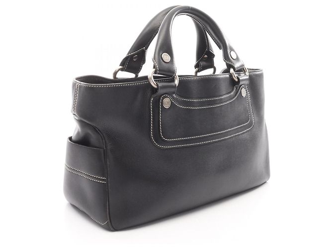 Céline Borsa Boogie Celine - Borsa in pelle nera Nero - vista 2