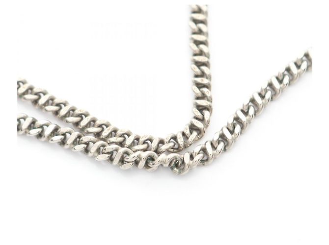 Collar Chanel con strass y perlas artificiales Blanco Dorado - vista 7