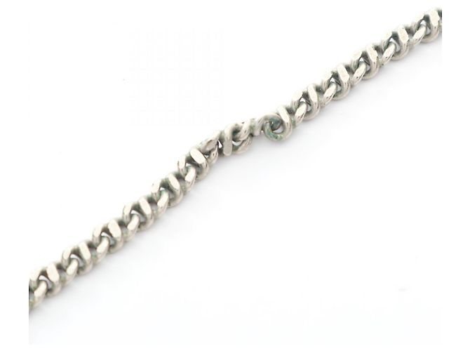 Collar Chanel con strass y perlas artificiales Blanco Dorado - vista 8