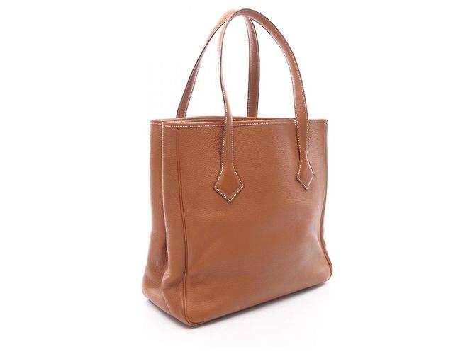 Hermès Victoria Cabas 32 Tragetasche Braun - Ansicht 2