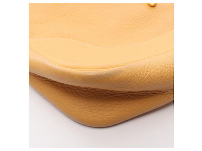 Borsa a Spalla Hermès Trim 35 Giallo - vista 10