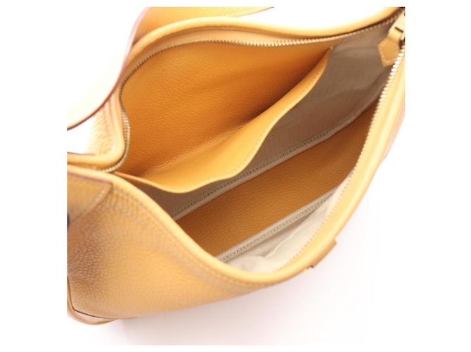 Borsa a Spalla Hermès Trim 35 Giallo - vista 3