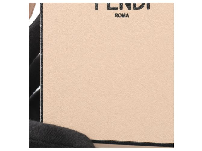 Borsa a Spalla Fendi Box Rosa - vista 5