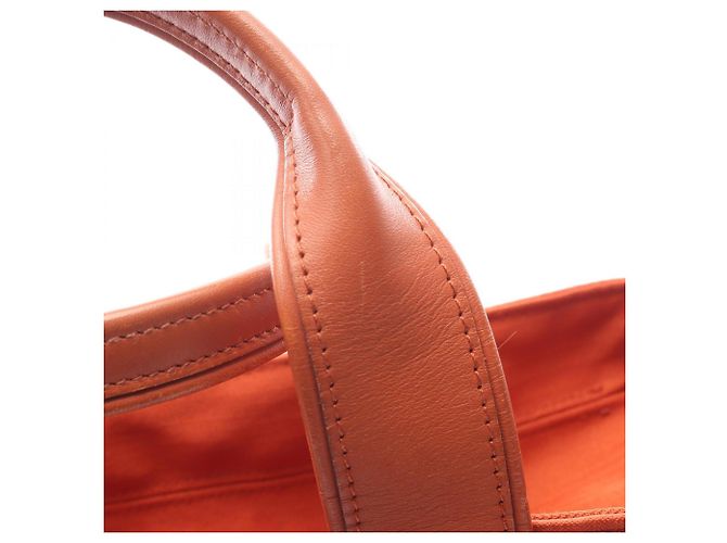 Hermès Hermes Acapulco PM Tote Tasche Braun Orange - Ansicht 12