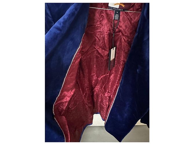 Tommy Hilfiger Marineblazer aus Samt Blau - Ansicht 5