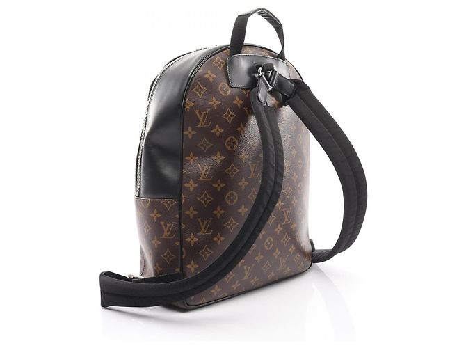 Zaino Josh Louis Vuitton Marrone Nero - vista 2