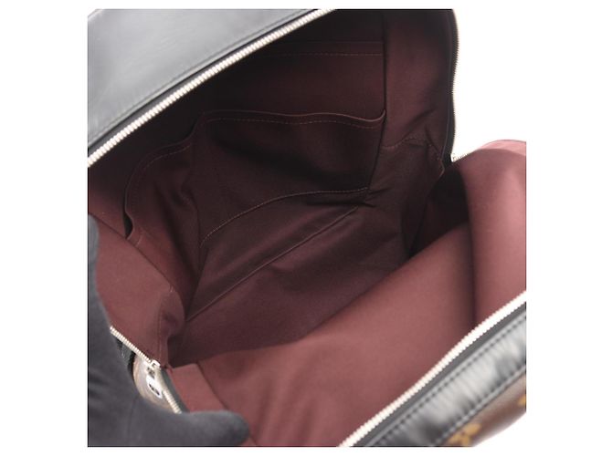 Zaino Josh Louis Vuitton Marrone Nero - vista 3
