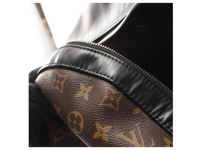 Zaino Josh Louis Vuitton Marrone Nero - vista 8