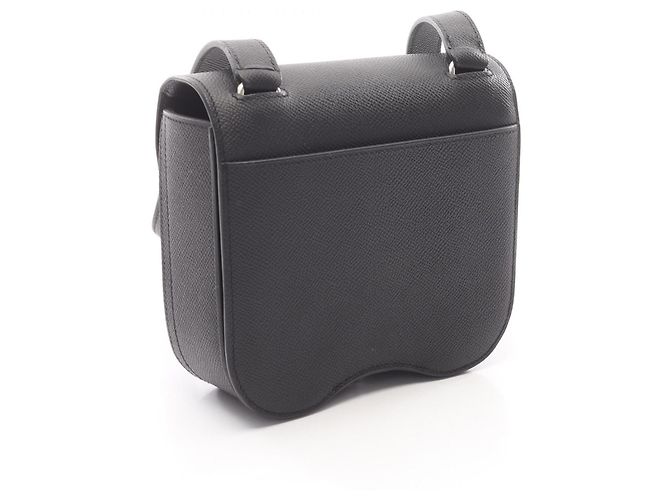 Mini borsa a spalla Della Cavalleria di Hermès Nero - vista 2