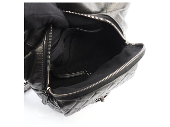Timeless Chanel Matelasse Backpack in Gray Calfskin Brown - view 3