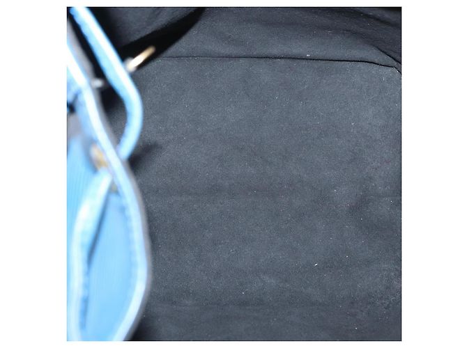 Louis Vuitton Noe Epi Leather Petit Noé Blu - vista 5