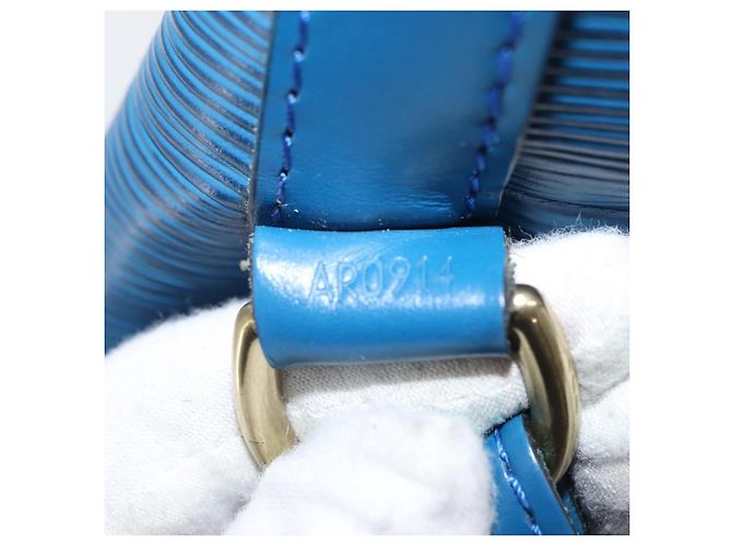 Louis Vuitton Noe Epi Leather Petit Noé Blu - vista 7