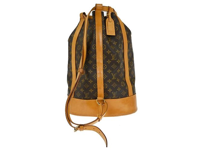 Zaino Randonnee Monogram in Canvas GM Louis Vuitton Marrone - vista 2