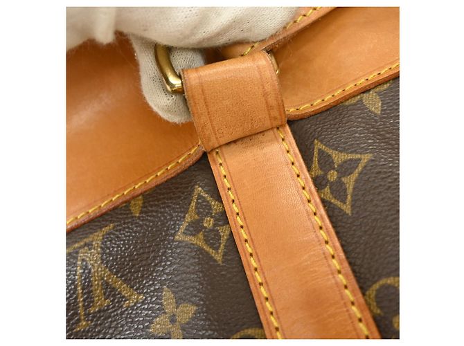 Zaino Randonnee Monogram in Canvas GM Louis Vuitton Marrone - vista 5