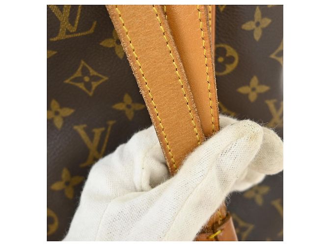Zaino Randonnee Monogram in Canvas GM Louis Vuitton Marrone - vista 6