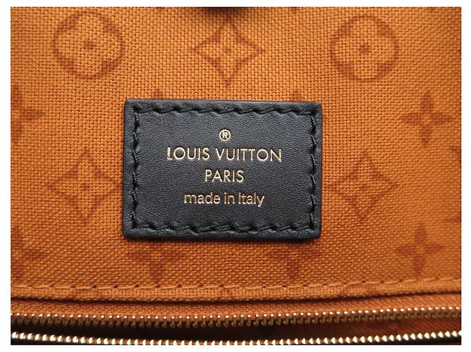 NUOVO BORSO A MANO LOUIS VUITTON ONTHEGO GM TOILE MONOGRAM CRAFTY M45359 Arancione - vista 10