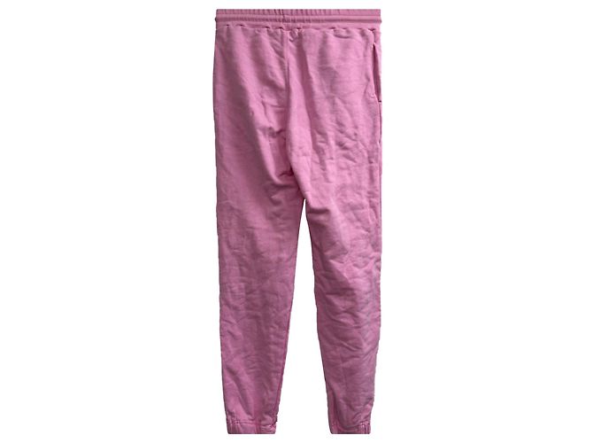 Pantalones de chándal rosa con estampado de logo MSGM Castaño - vista 3