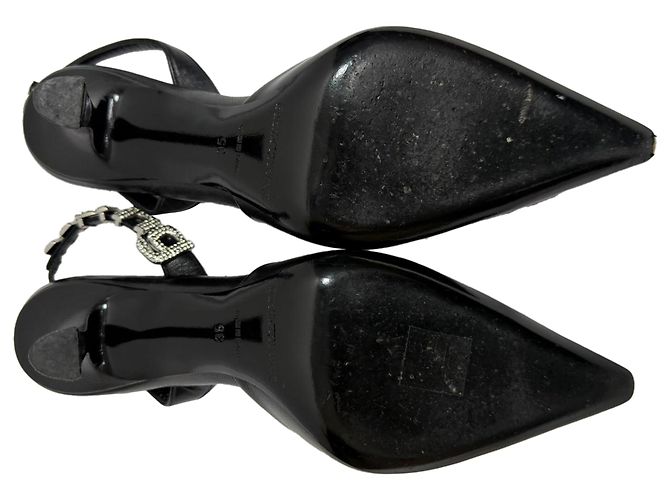 Alexander Wang Grace Décolleté Decorati in Pelle Nera Nero - vista 6