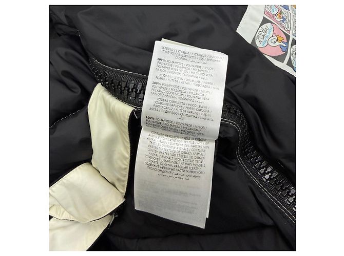 Moncler Chitalpa Down Puffer Jacket in White Polyamide Cream - view 6