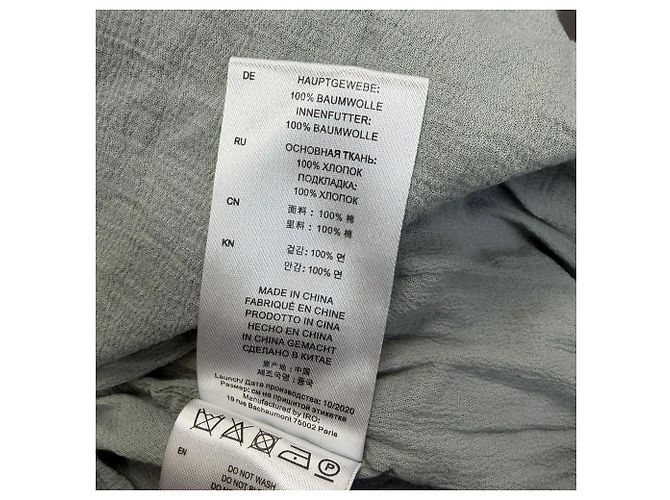 Abito maxi senza schiena stampato Iro Mauge in cotone multicolore - vista 6