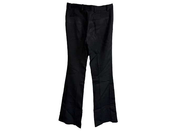 Pantaloni Bootcut Amiri in Viscosa Nera Nero - vista 2