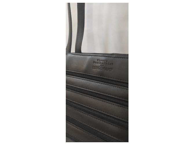 Bellissima borsa Longchamp modello Zigzag, nuova Nero - vista 20