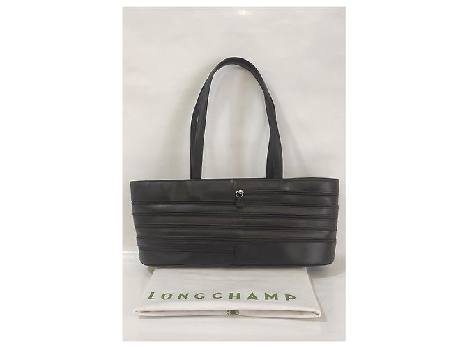Bellissima borsa Longchamp modello Zigzag, nuova Nero - vista 6