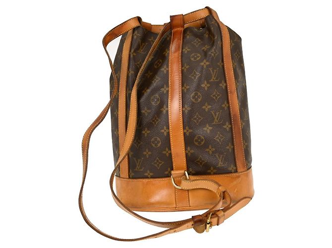Zaino Randonnee Monogram in Canvas PM Louis Vuitton Marrone - vista 2