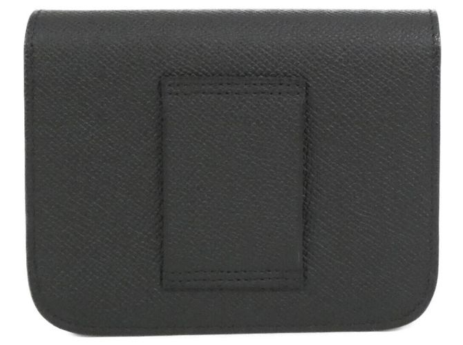 Billetera bi-fold slim Hermès Constance Negro - vista 2