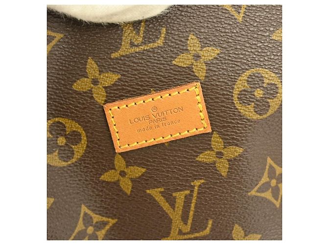 Borsa Saumur Louis Vuitton in tela Monogram 43 Marrone - vista 4