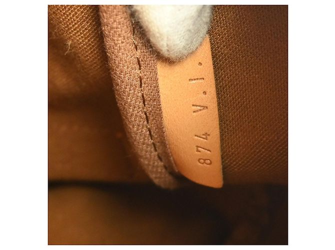 Borsa Saumur Louis Vuitton in tela Monogram 43 Marrone - vista 5