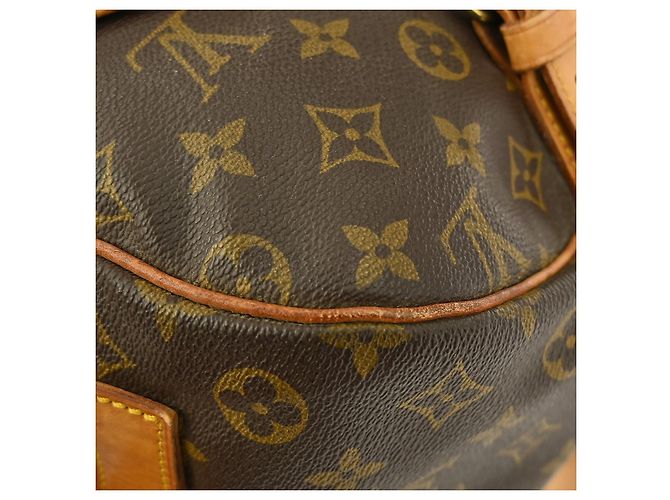 Borsa Saumur Louis Vuitton in tela Monogram 43 Marrone - vista 7