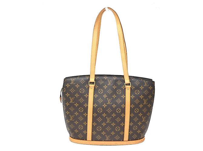 Borsa Babylone in Tela Monogram Louis Vuitton Marrone - vista 2