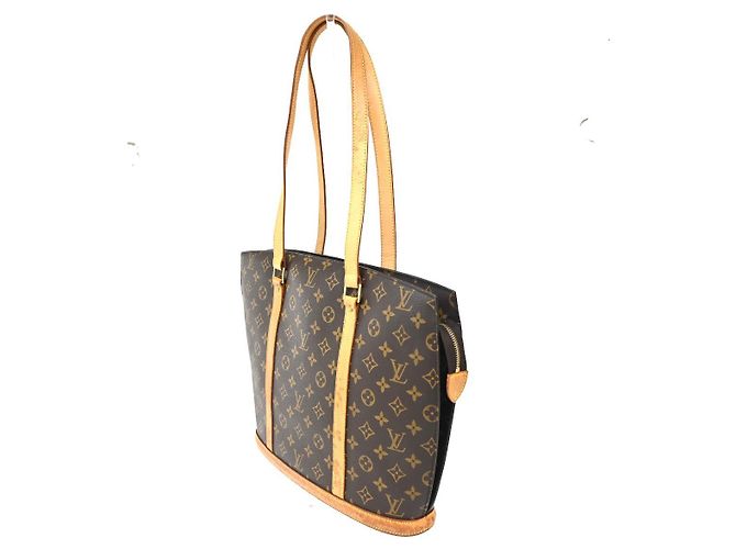 Borsa Babylone in Tela Monogram Louis Vuitton Marrone - vista 3