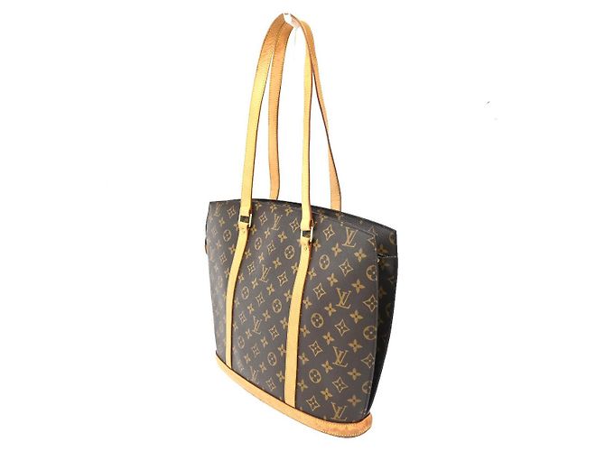 Borsa Babylone in Tela Monogram Louis Vuitton Marrone - vista 4