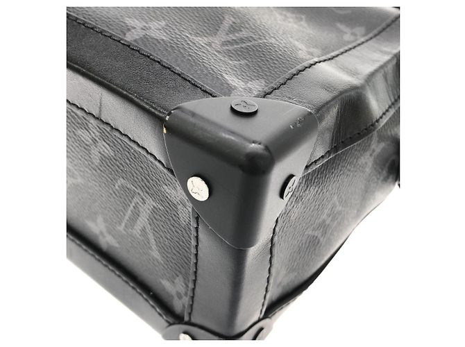 Bolso de Hombro Soft Trunk Monogram Eclipse de Louis Vuitton Negro - vista 2