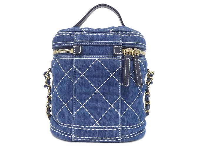 Borsa Chanel AS1336 Blu - vista 2