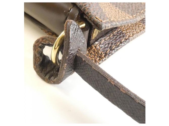 Pochette Accessorio Damier Navona Louis Vuitton Marrone - vista 4