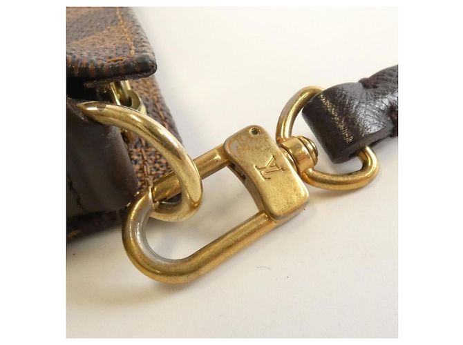 Pochette Accessorio Damier Navona Louis Vuitton Marrone - vista 5